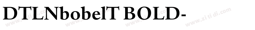 DTLNbobelT BOLD字体转换